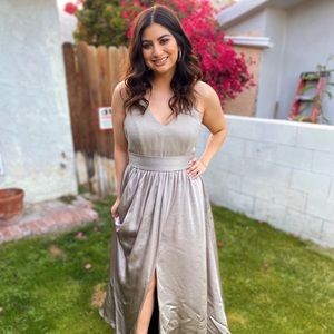 Vera Wang White Evening Gown